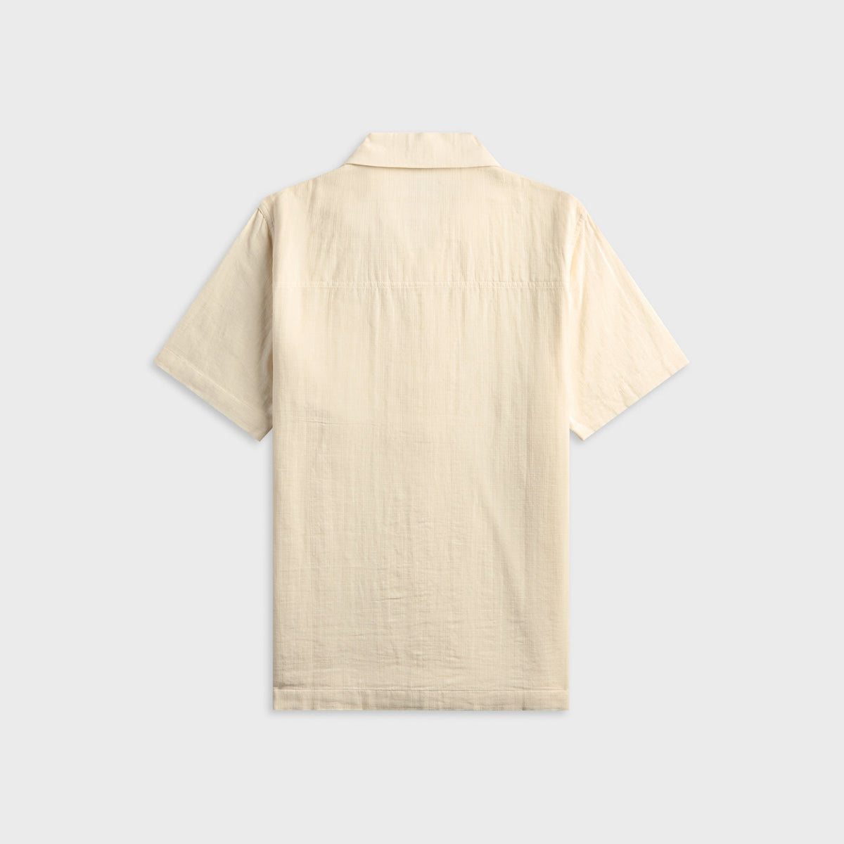 Maharishi 7316 Light Double Voile Cuban Shirt - Ecru