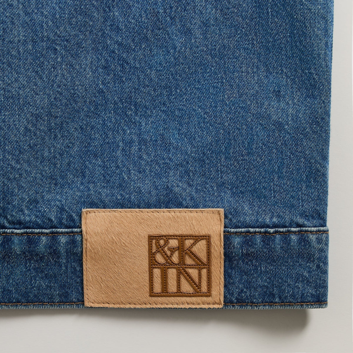 &Kin Denim Clint Trucker Jacket - River Indigo