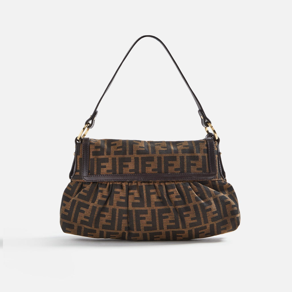 WGACA Fendi Zucca Small Chef Shoulder Bag - Brown