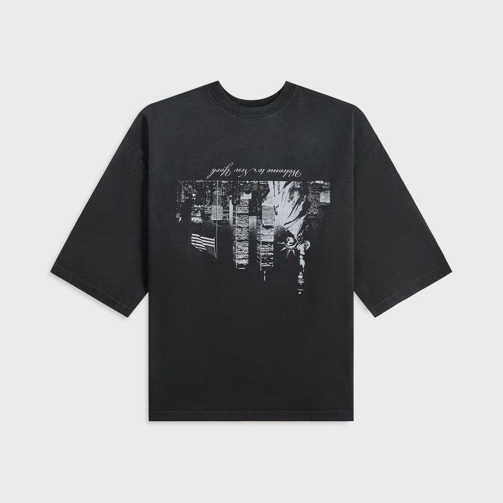 Willy Chavarria Welcome To NY Buffalo Tee - Black