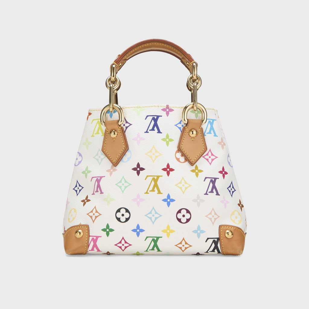 WGACA Louis Vuitton Monogram Multicolor Audra Bag - White