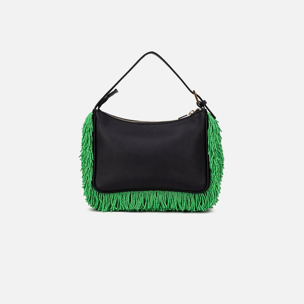 Brandon Blackwood Beaded Cortni Bag - Black Green