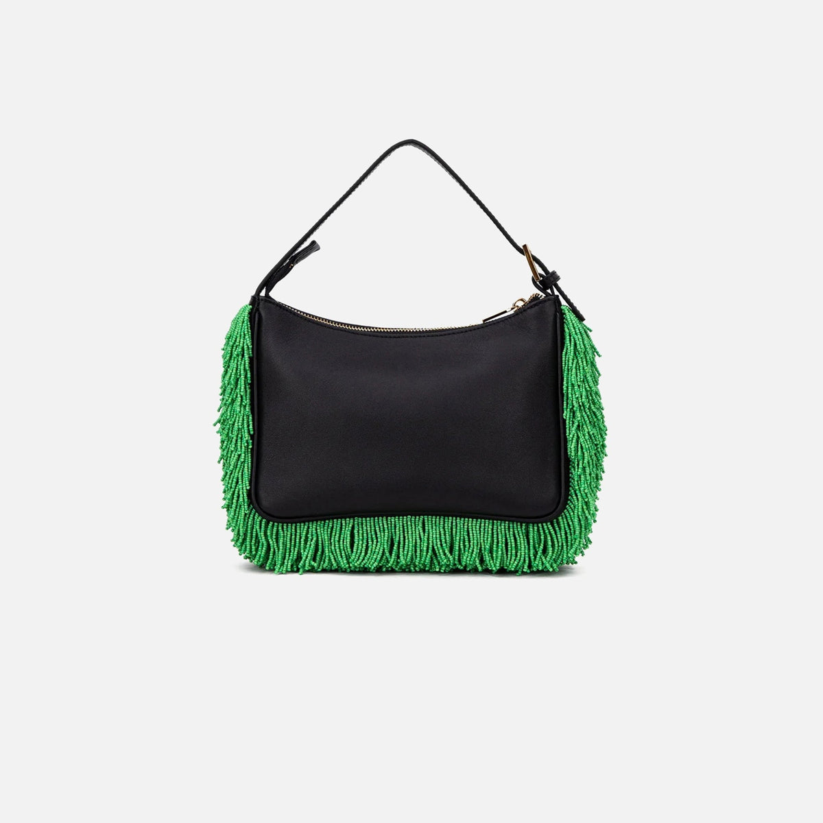 Brandon Blackwood Beaded Cortni Bag - Black Green