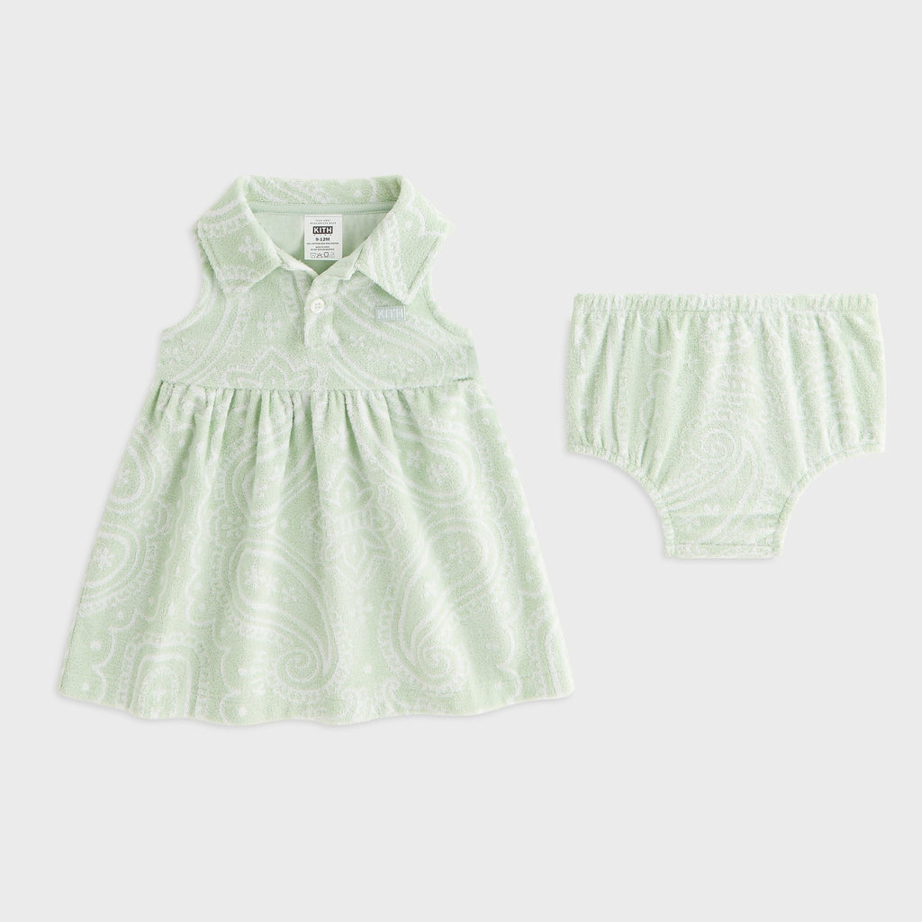 Kith Baby Paisley Jacquard Polo Dress - Tidal