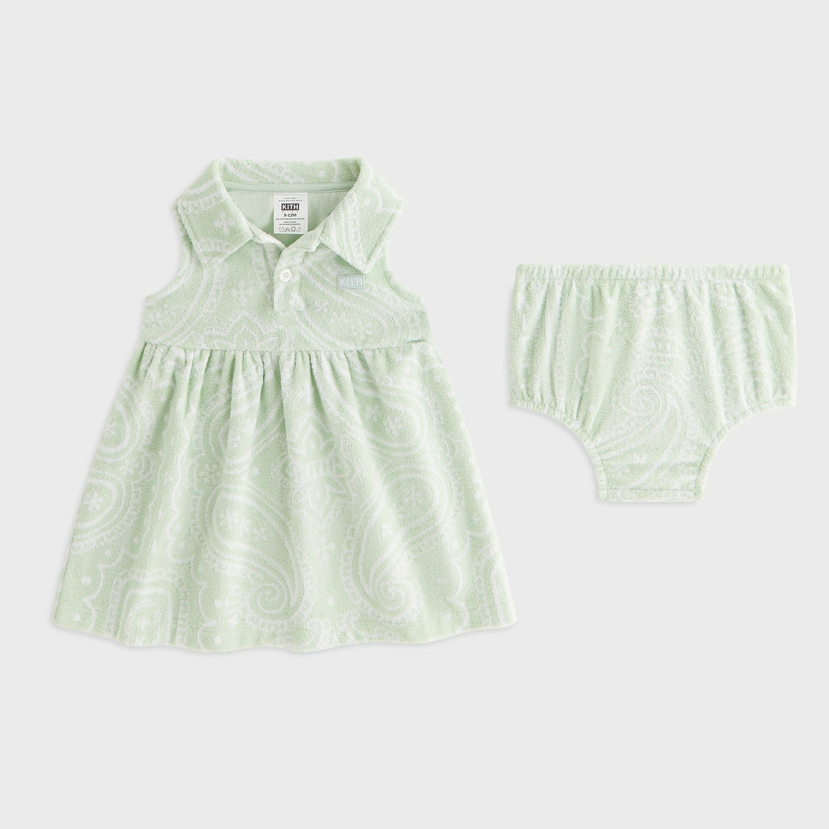 Kith Baby Paisley Jacquard Polo Dress - Tidal