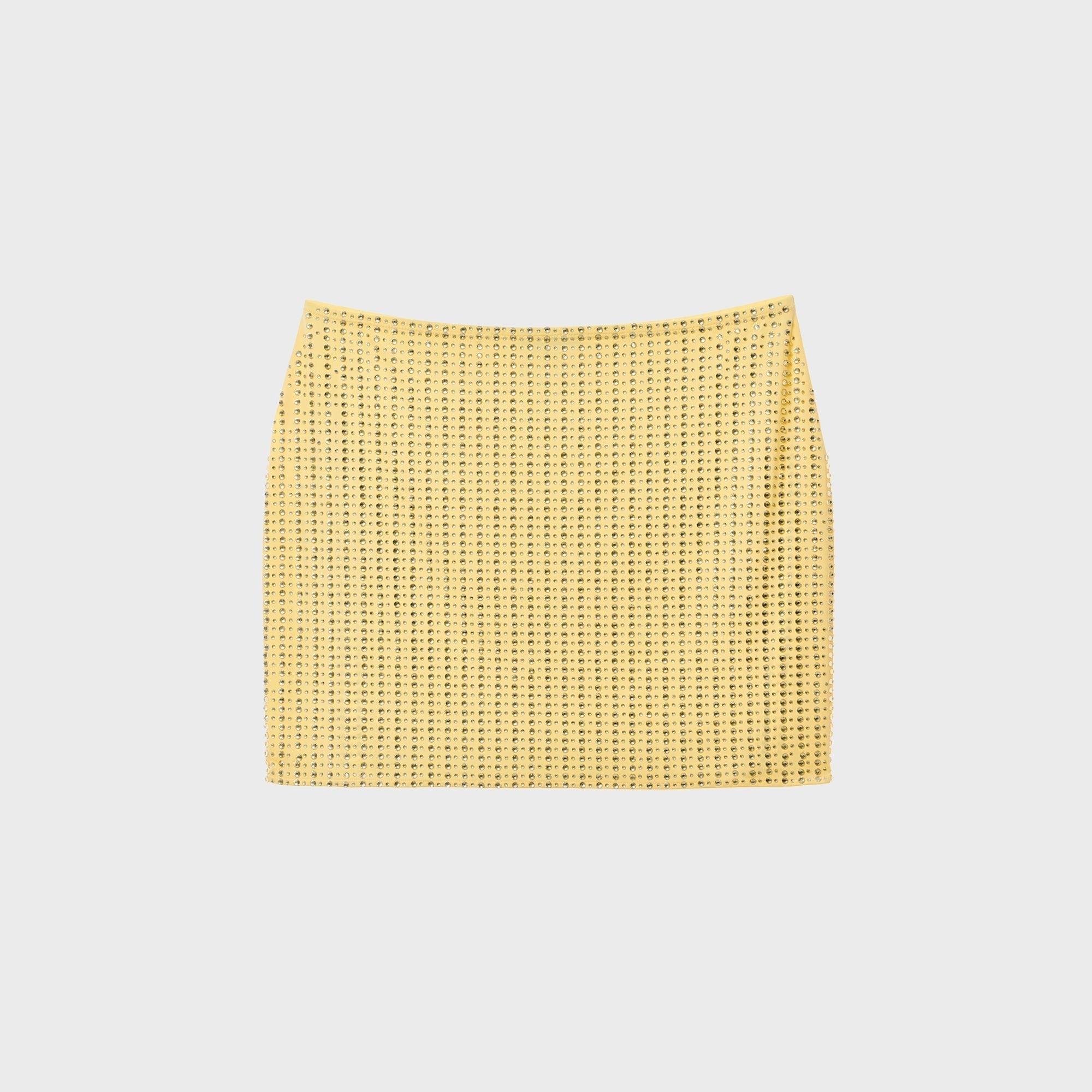 Venuja Crystal Mini Skirt - Jonquil