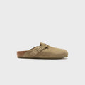 Birkenstock Boston Suede - Faded Khaki