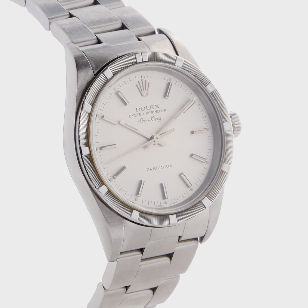 Wind Vintage Rolex Air-King Reference 14010 Unpolished - Silver