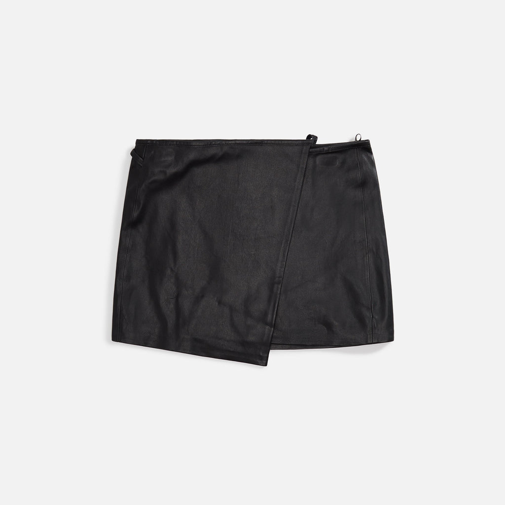 Diesel Leather Kessel Skirt - Black