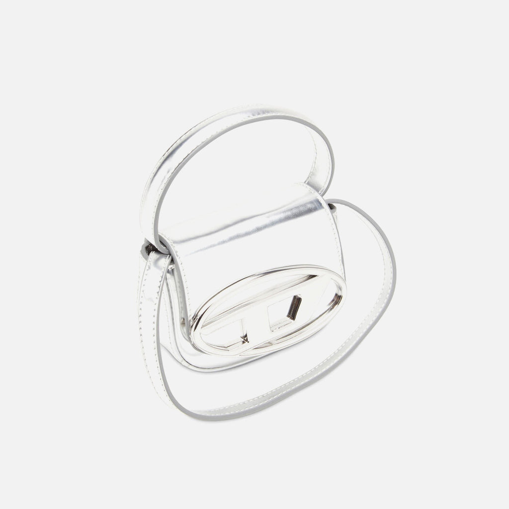 Diesel 1DR XS Shoulder Bag - Silver Mirror