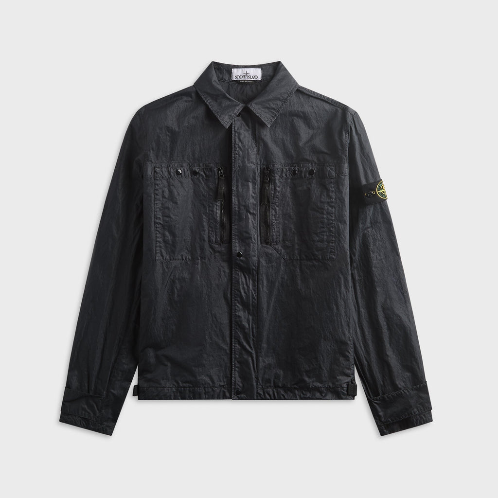 Stone Island Nylon Shirt - Navy Blue