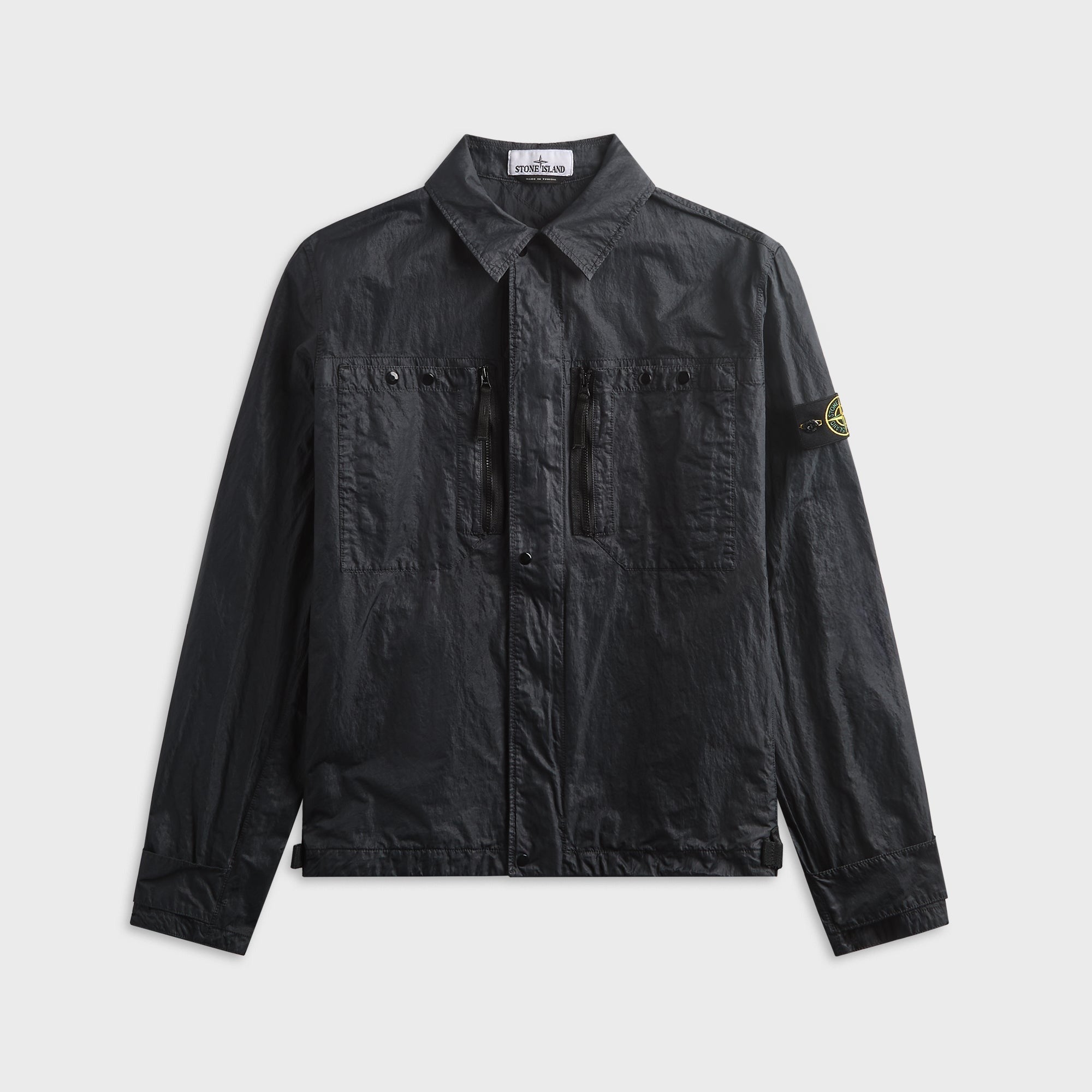 Stone Island Nylon Shirt - Navy Blue