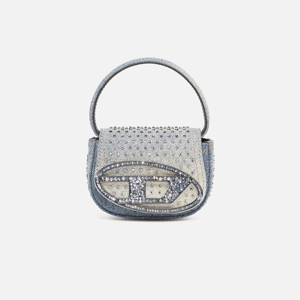 Diesel Mini D Logo Bag - Washed Denim Diamonds