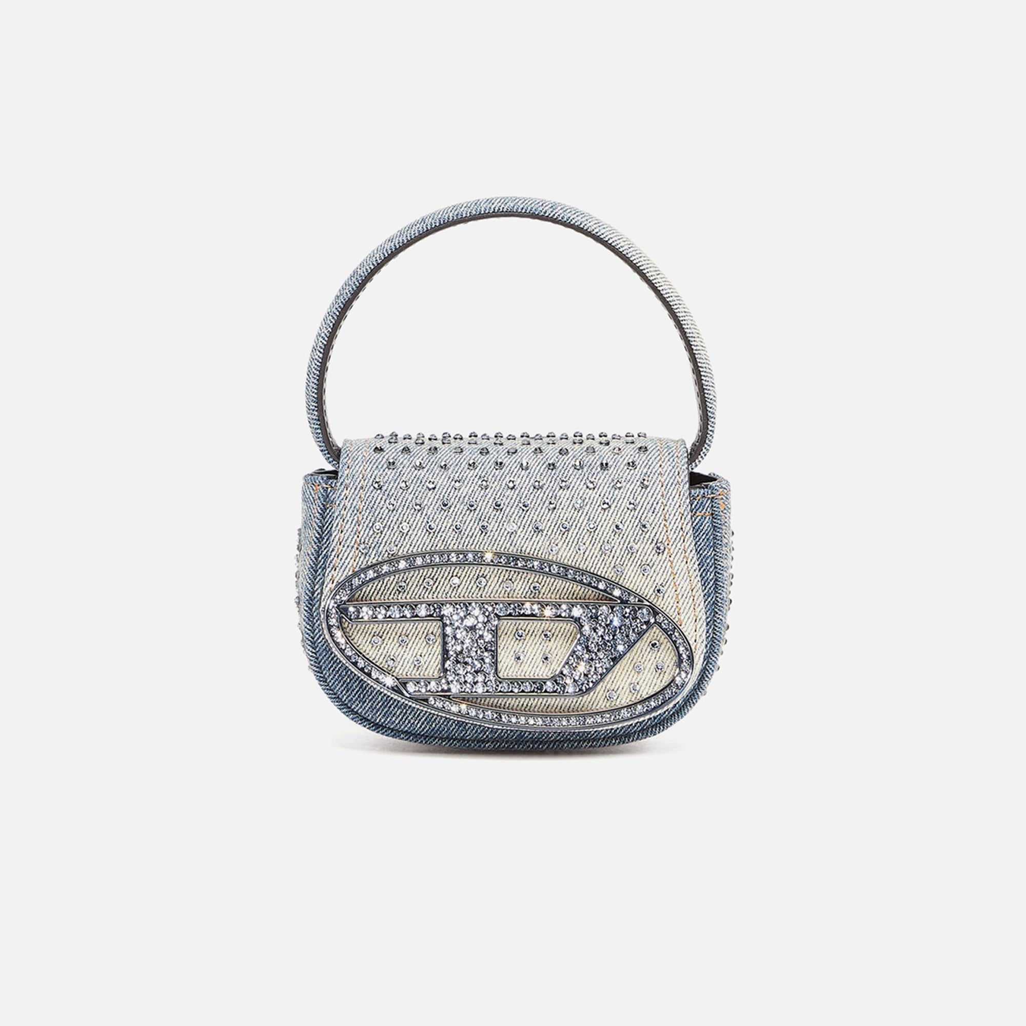Diesel Mini D Logo Bag - Washed Denim Diamonds