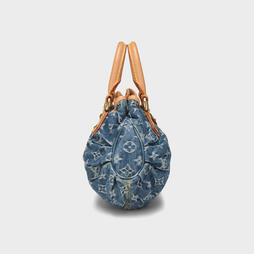 WGACA Louis Vuitton Denim Pleaty Mini - Blue
