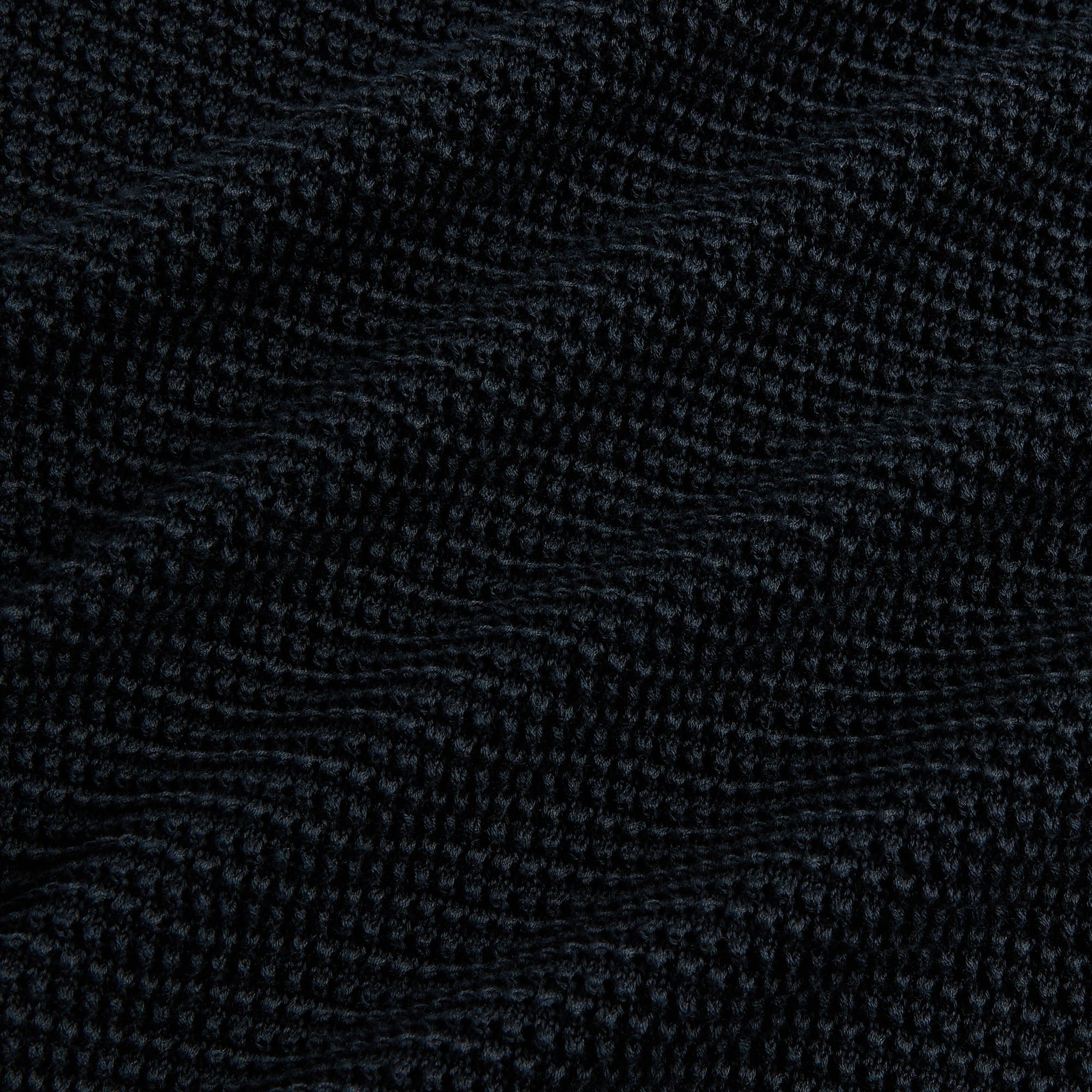 Orlebar Brown Burnham Tailored Fit Tie Stitch Knit Polo Shirt - Night Iris