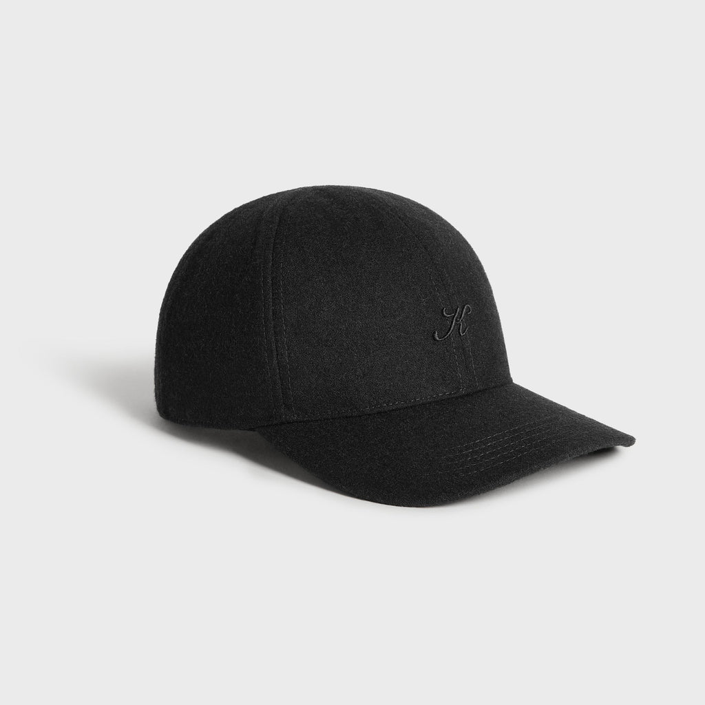 Kith Low Profile Fine Wool Classic Cap - Black