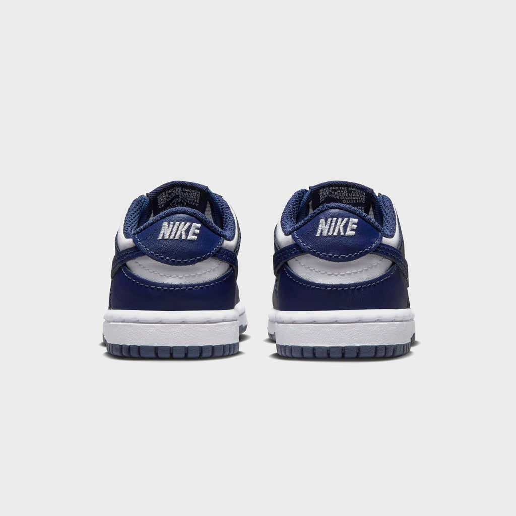 Nike TD Dunk Low - White / Midnight Navy / White
