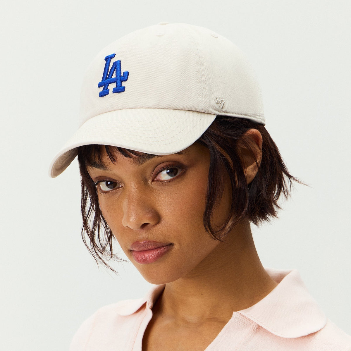 Kith Women & '47 for the Los Angeles Dodgers Clean Up Classic Cap - Sandrift