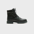 Timberland Woven 6-Inch Lace Up Full Grain Boot - Dark Green