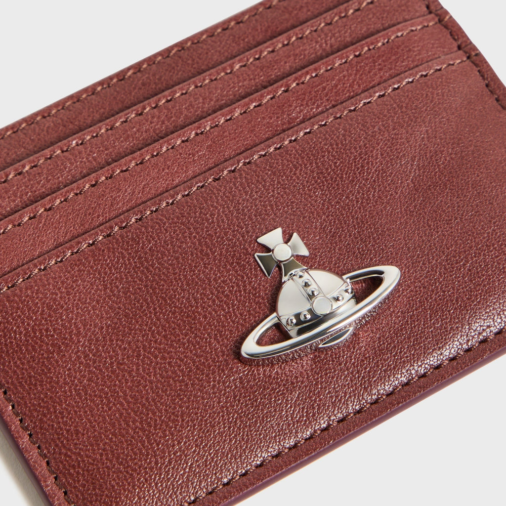 Vivienne Westwood Flat Card Holder - Chestnut