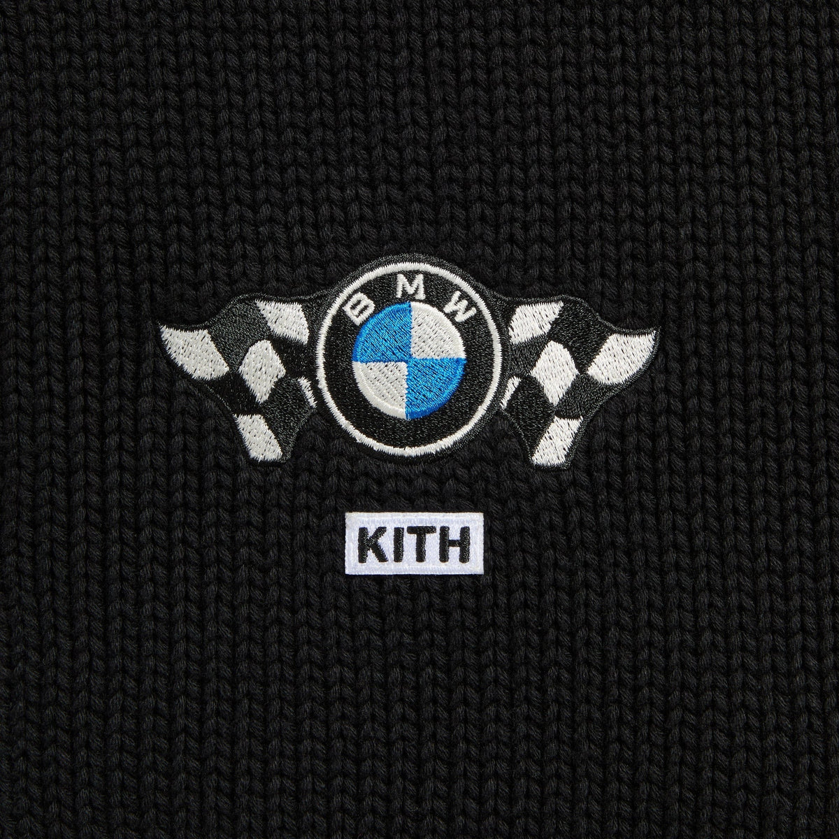 Kith for BMW Porter Knit Varsity Jacket - Black