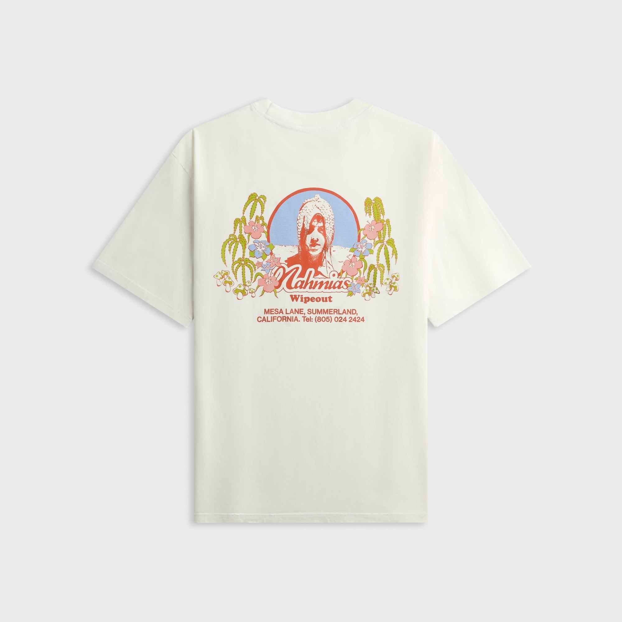 NAHMIAS Wipeout Surf Shop Boxy Tee - White