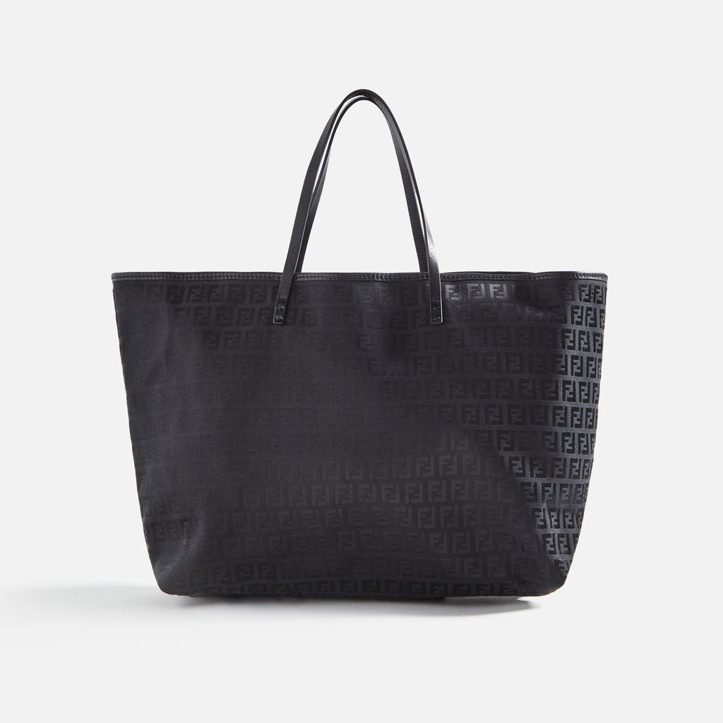 WGACA Fendi Zucchino Tote - Black