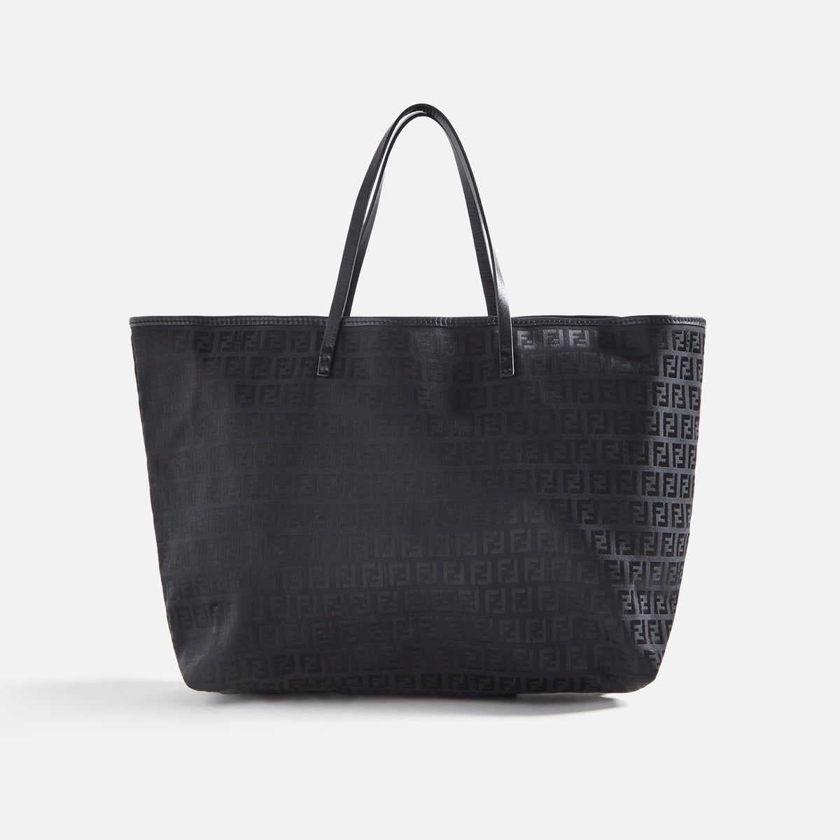 WGACA Fendi Zucchino Tote - Black