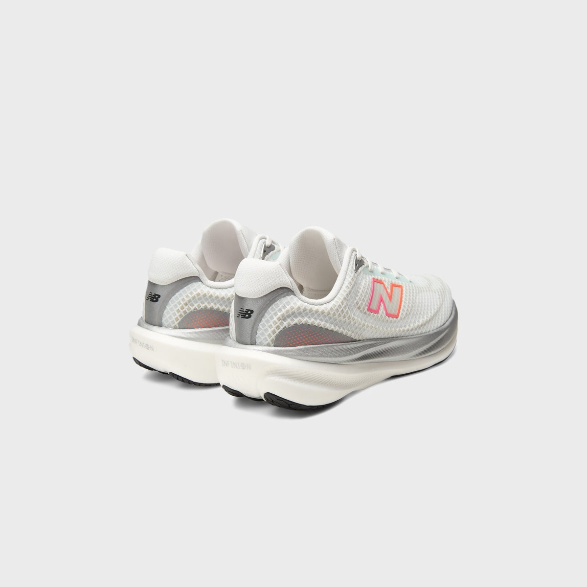 New Balance 1080v15 Breathe - White / Pink Heat / Tangerine Heat