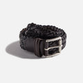 Anderson's Woven Leather Belt - Brown