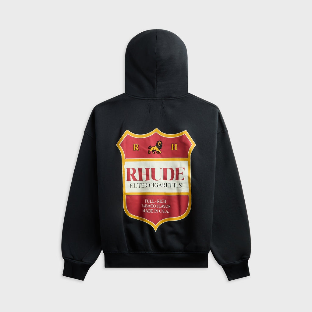 Rhude Filtaro Crest Hoodie - Vintage Black / Red / Yellow