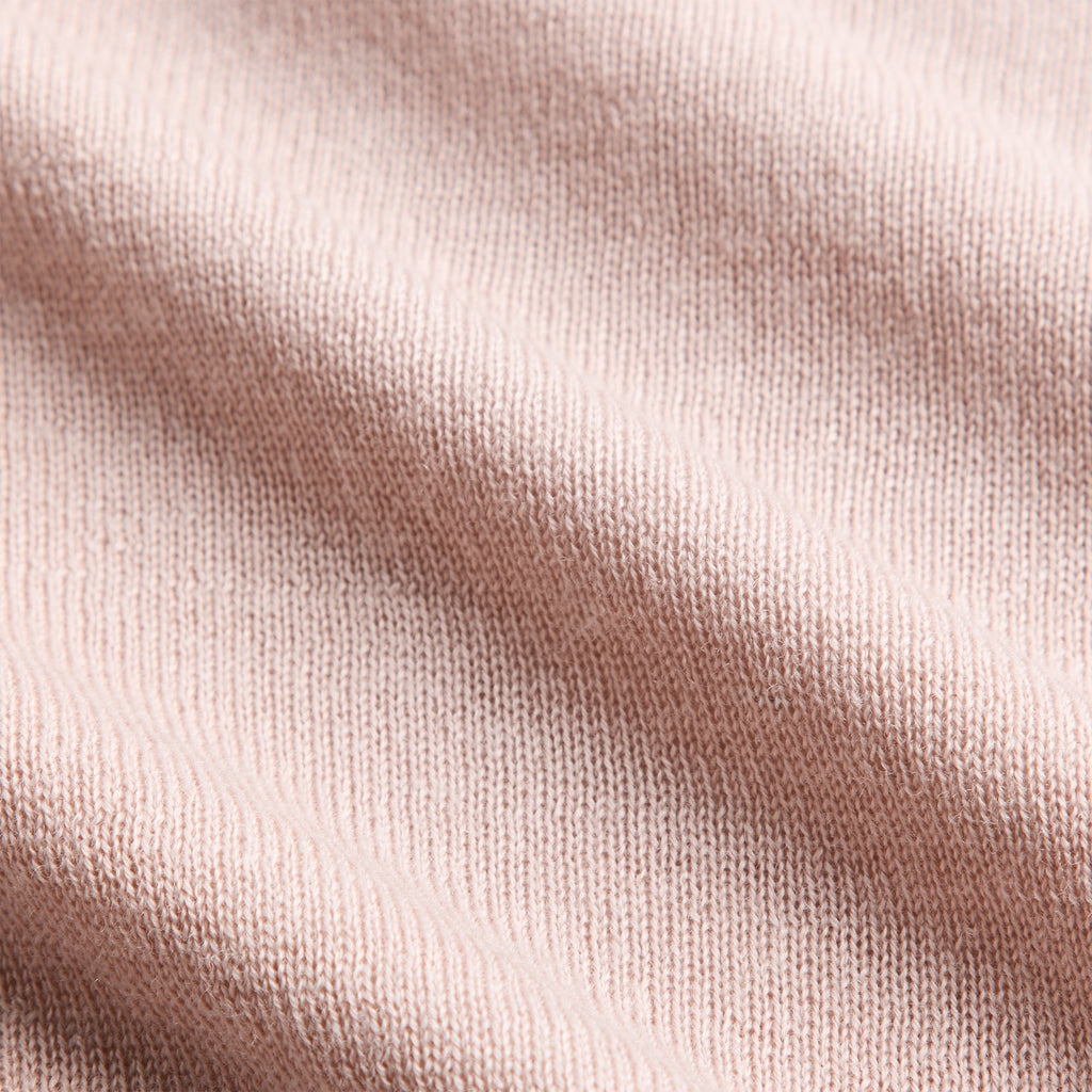 Rick Owens Long Sleeve Crater Sweater - Rose