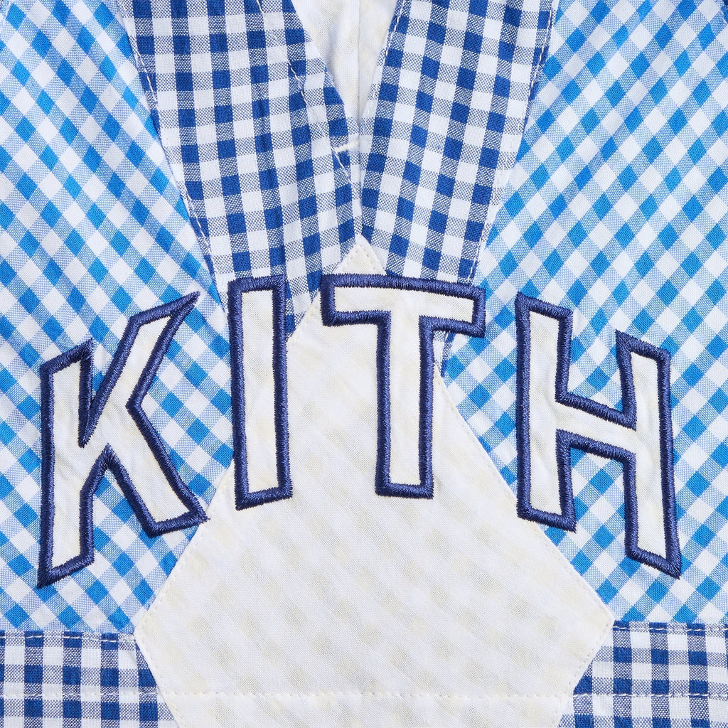 Kith Kids Color-Blocked Gingham Turbo Short - Layer