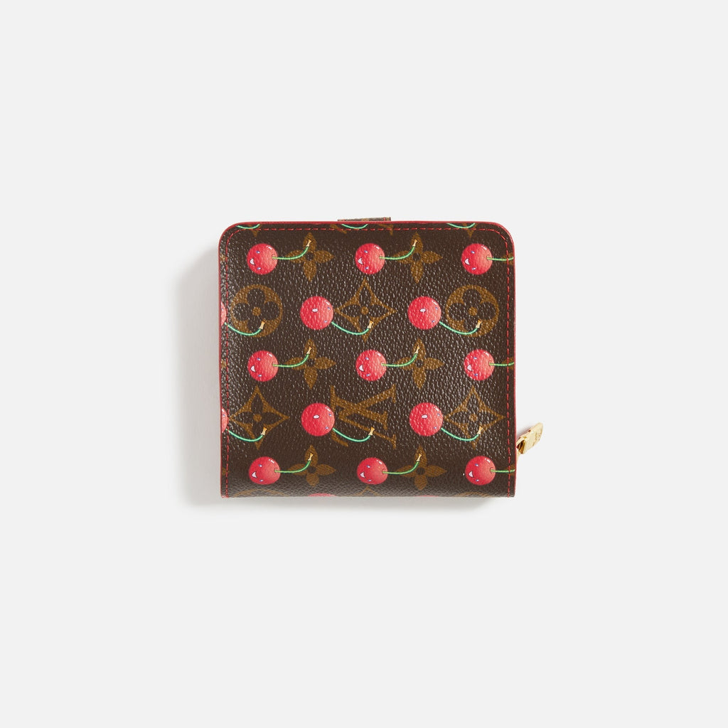WGACA Louis Vuitton Murakami Cherry Zippy - Brown