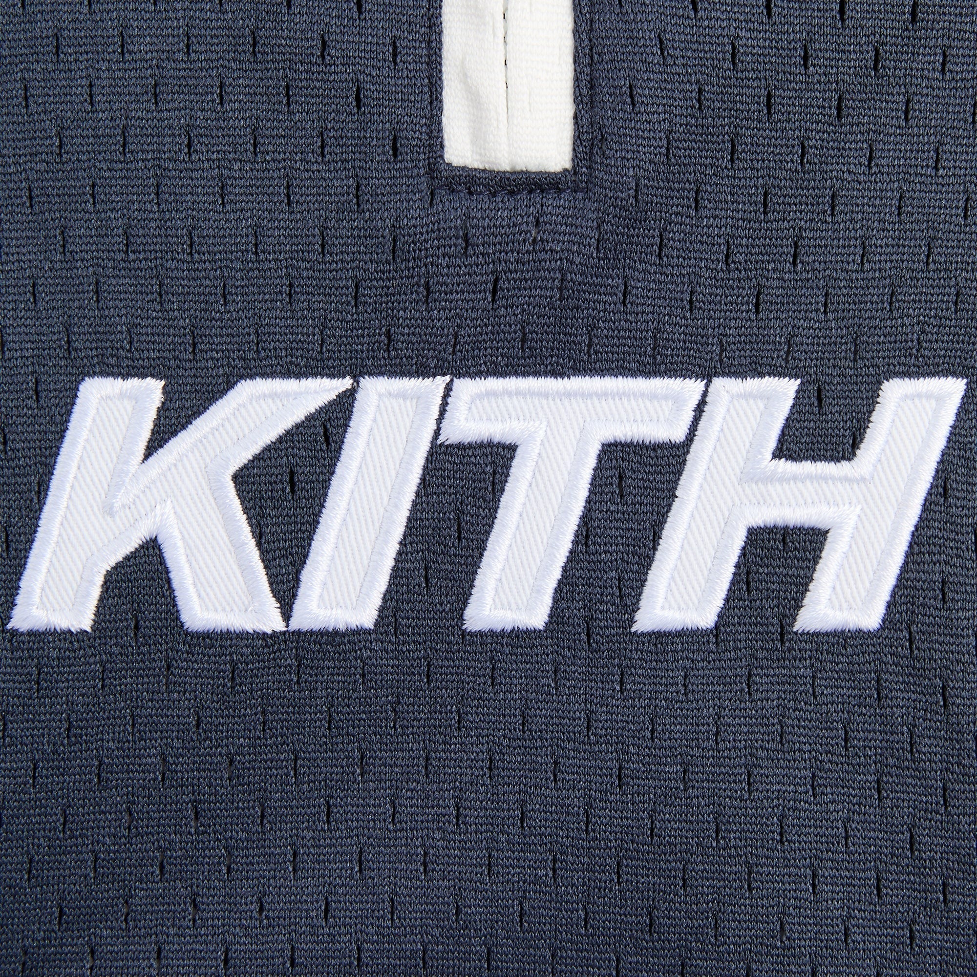 Kith Kids Linden Quarter Zip Mesh Polo - Nocturnal