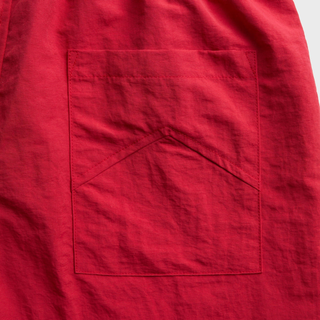 Rhude Logo Track Short - Red / White