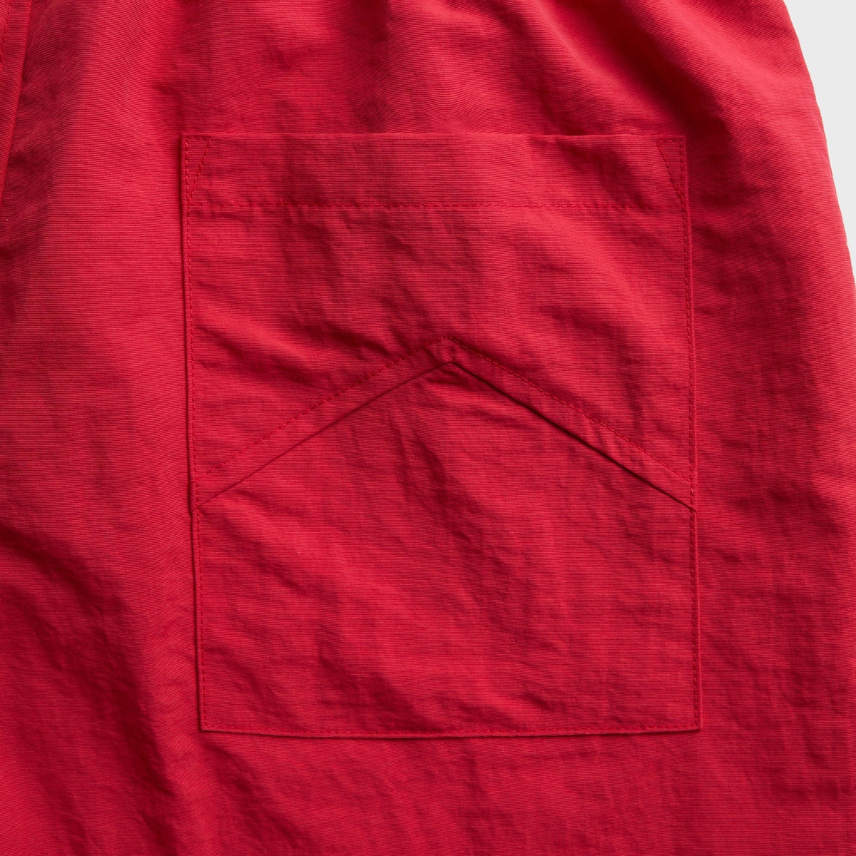 Rhude Logo Track Short - Red / White