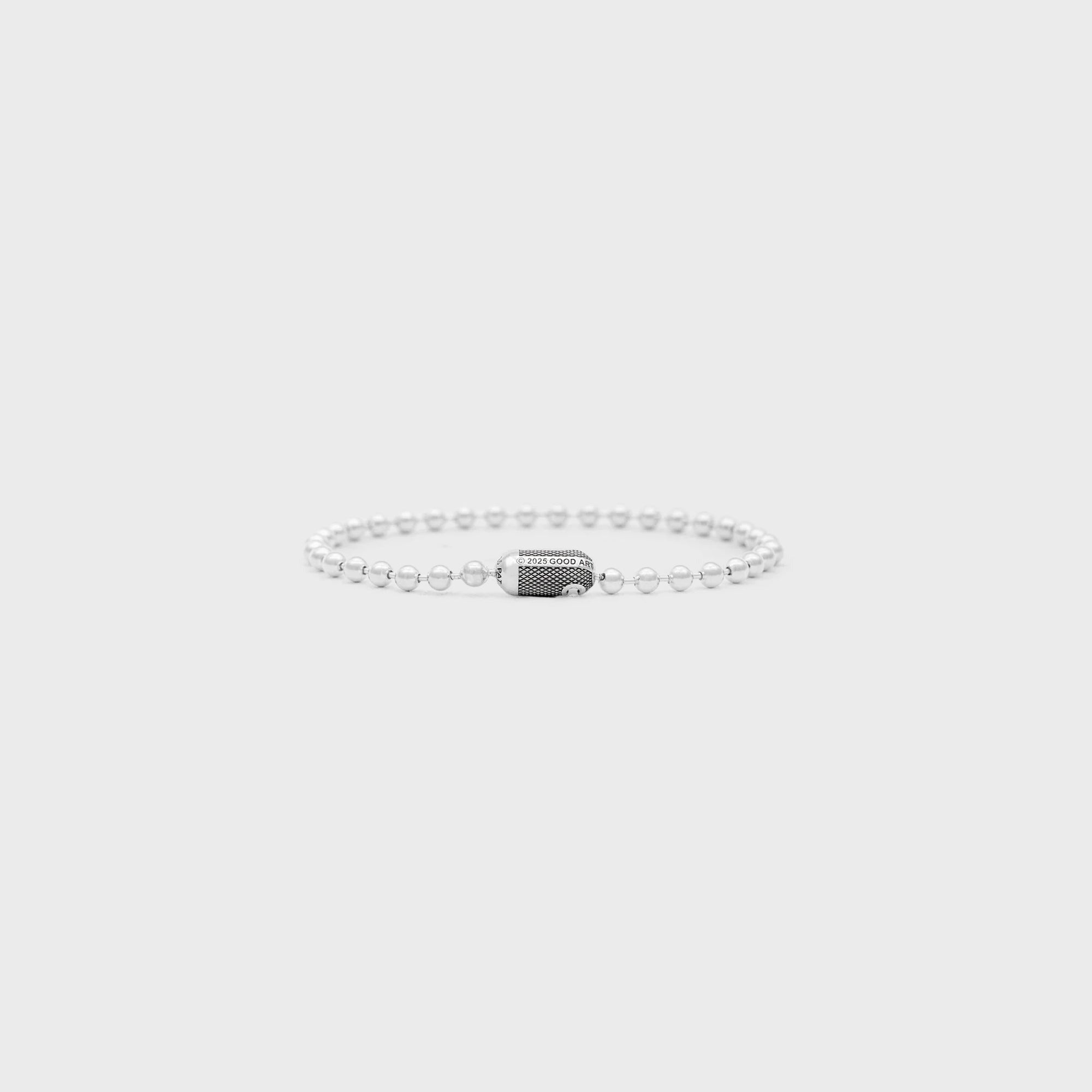 GOOD ART HLYWD Poplock Bracelet 2A Goosebumps - Sterling Silver