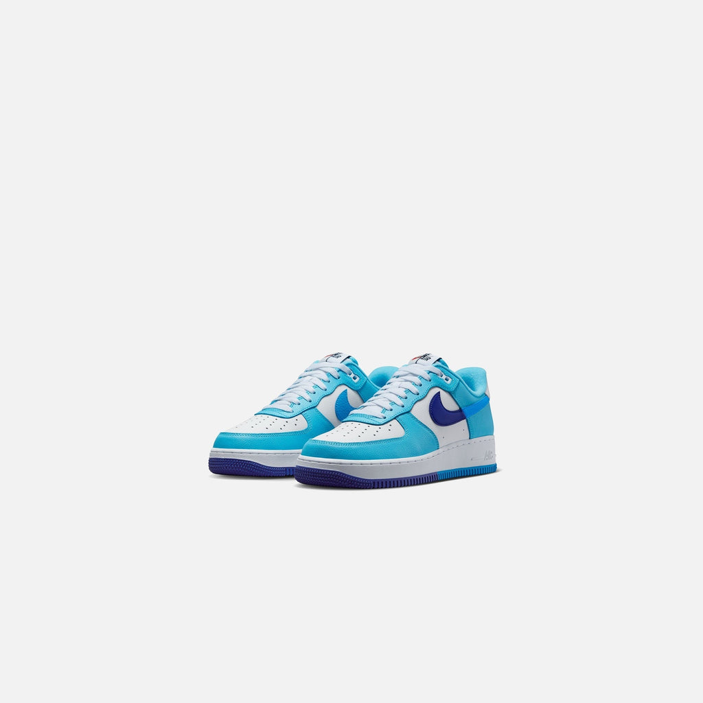 Nike Air Force 1 Lv8 2 - White / Deep Royal Blue / Baltic Blue / Light Photo Blue