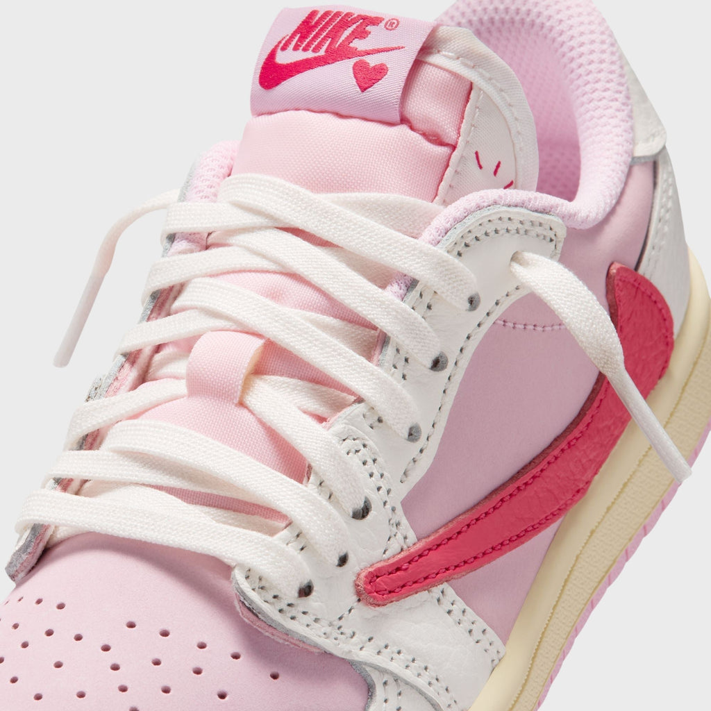 Jordan x Travis Scott PS Jordan 1 Retro Low OG - Sail / Tropical Pink / Shy Pink / Muslin