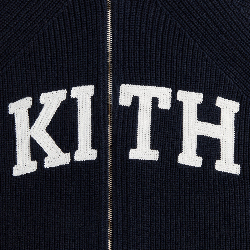 Kith Eric Zip Up Sweatshirt - Nocturnal