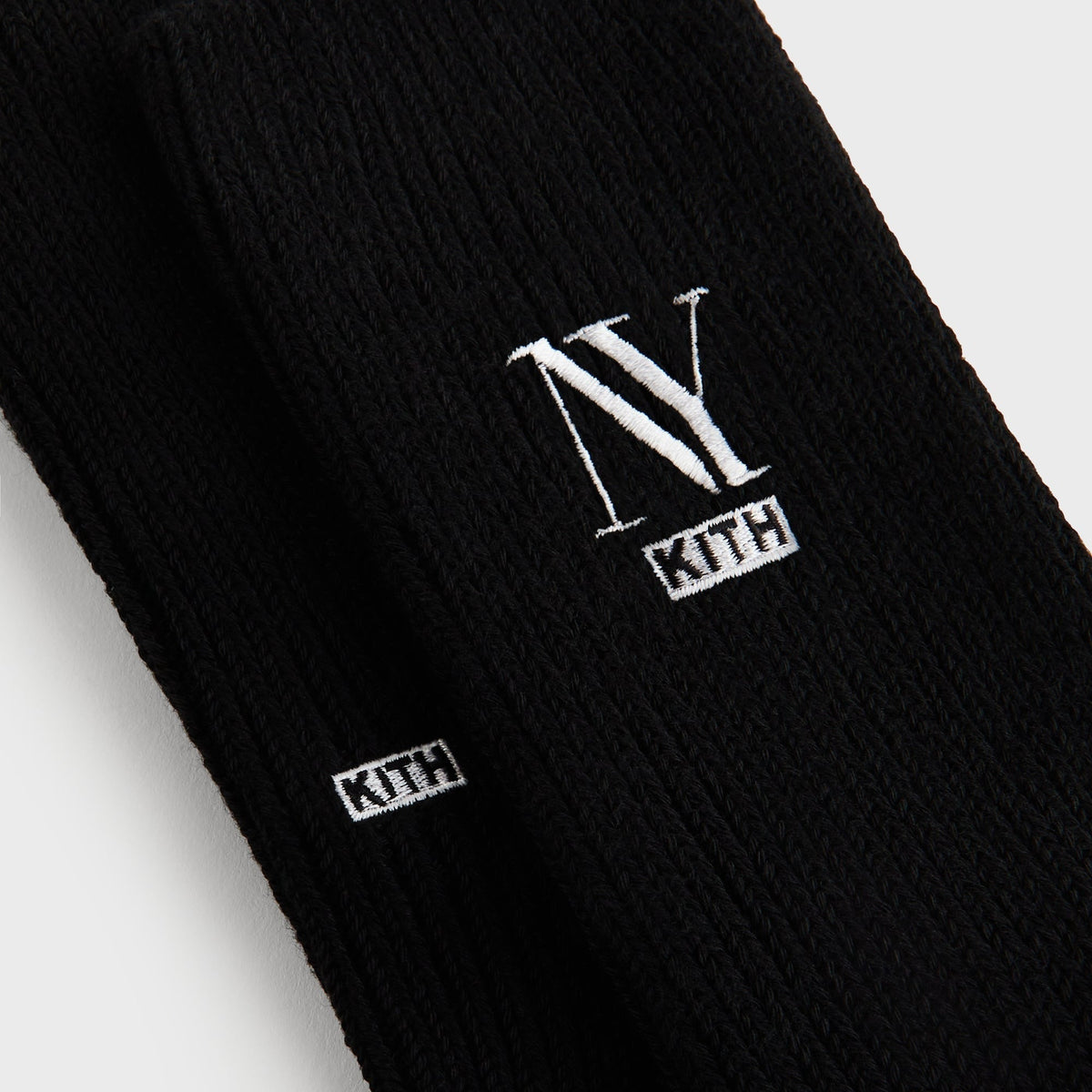 Kith NY Cotton Slouchy Crew Socks - Black