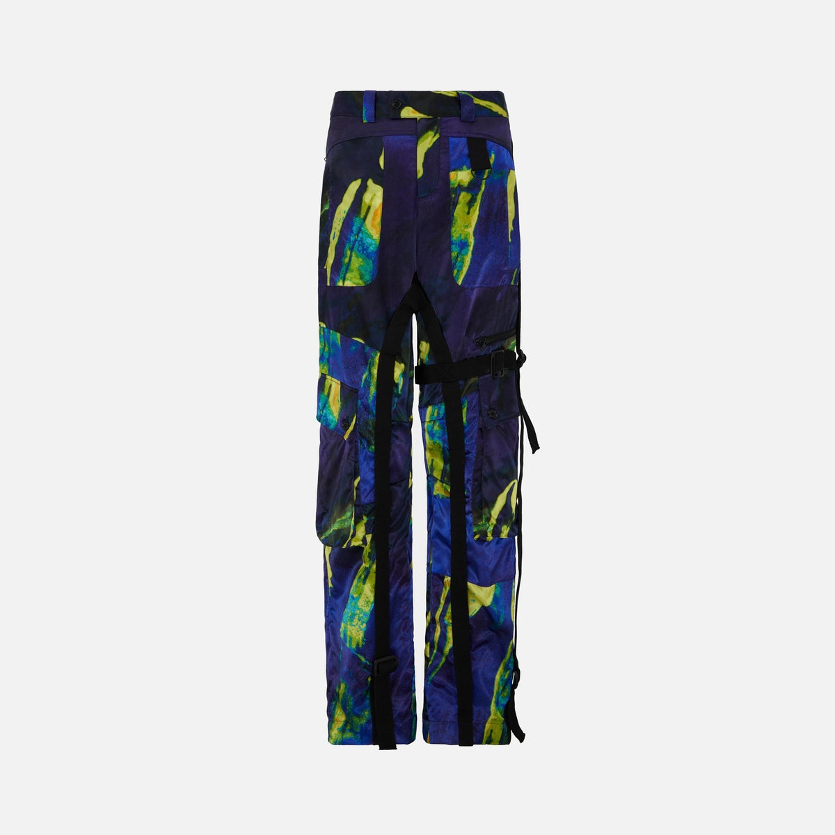 Louisa Ballou Strappy Cargo Pants - Lapis
