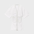 Alexander Wang Zipper Tee Dress - White