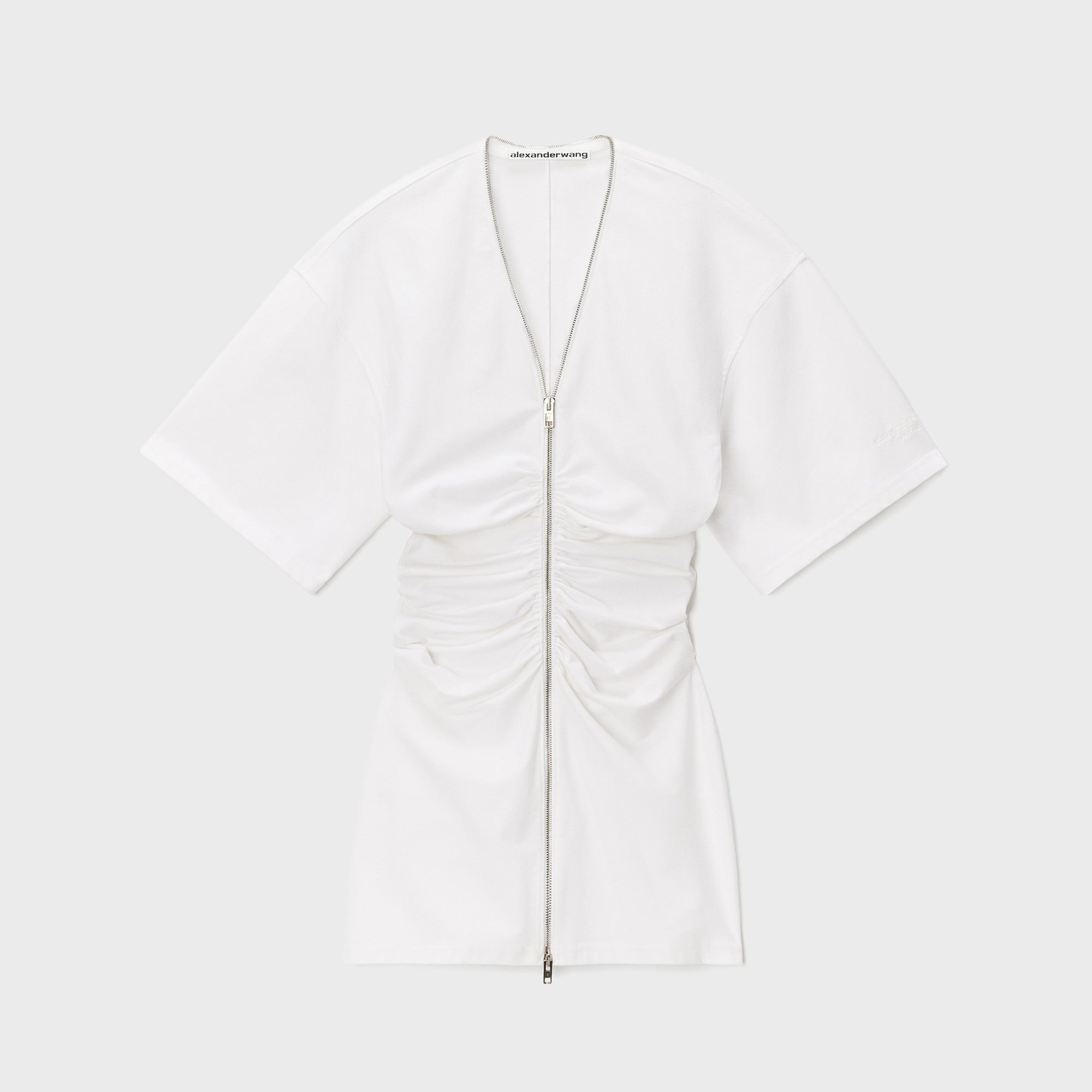 Alexander Wang Zipper Tee Dress - White
