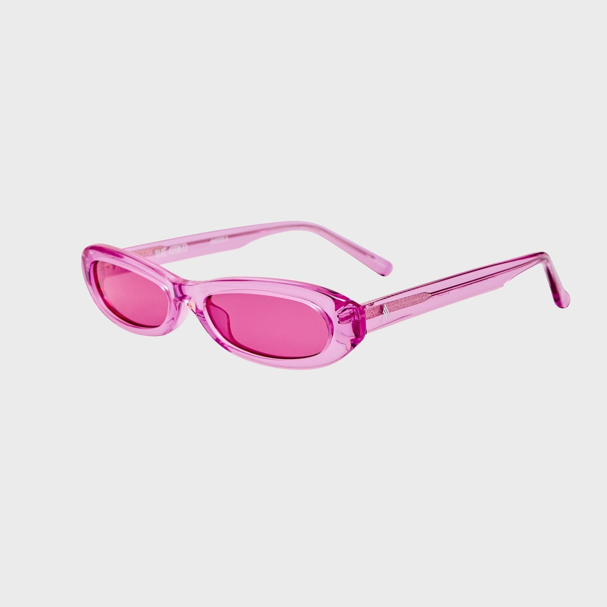 The Attico Andrea Sunglasses - Pink / Silver