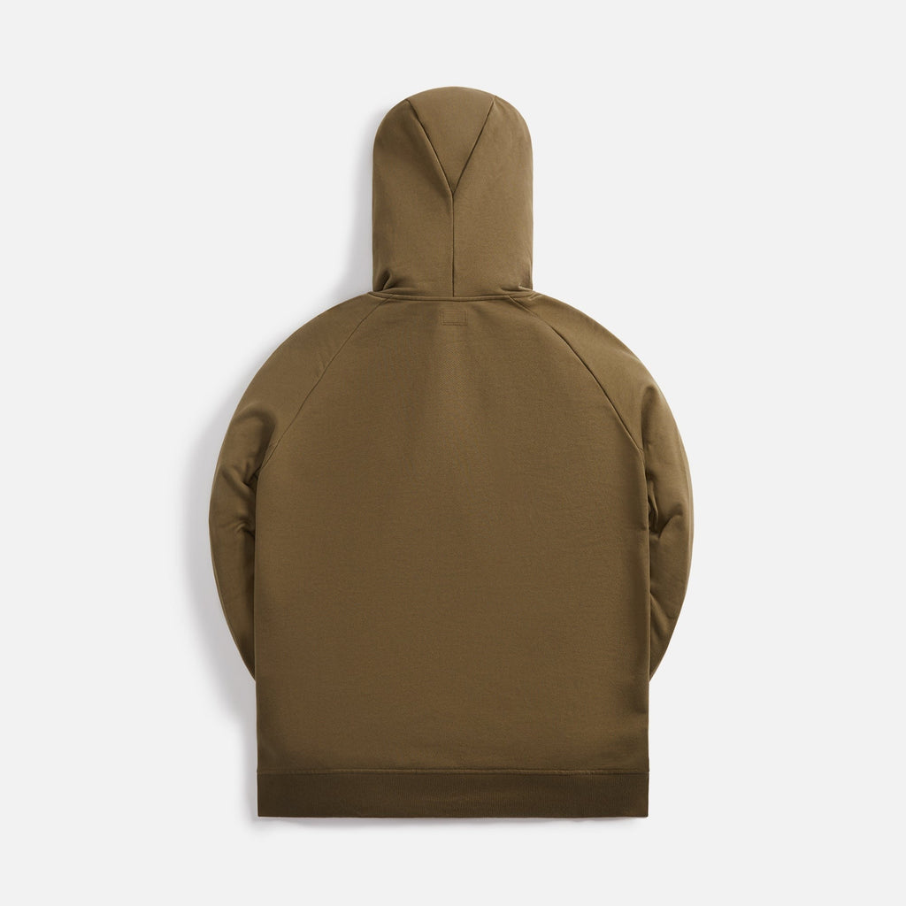 CP Company Diagonal Raised Fleece Explorer Goggle Hoodie - Khaki