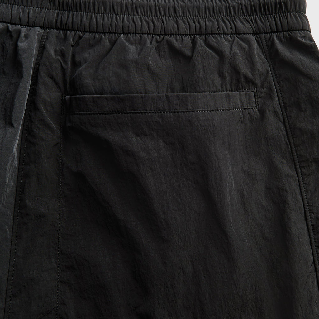 New Balance Grey Nylon Wide Tapered Pant - Black