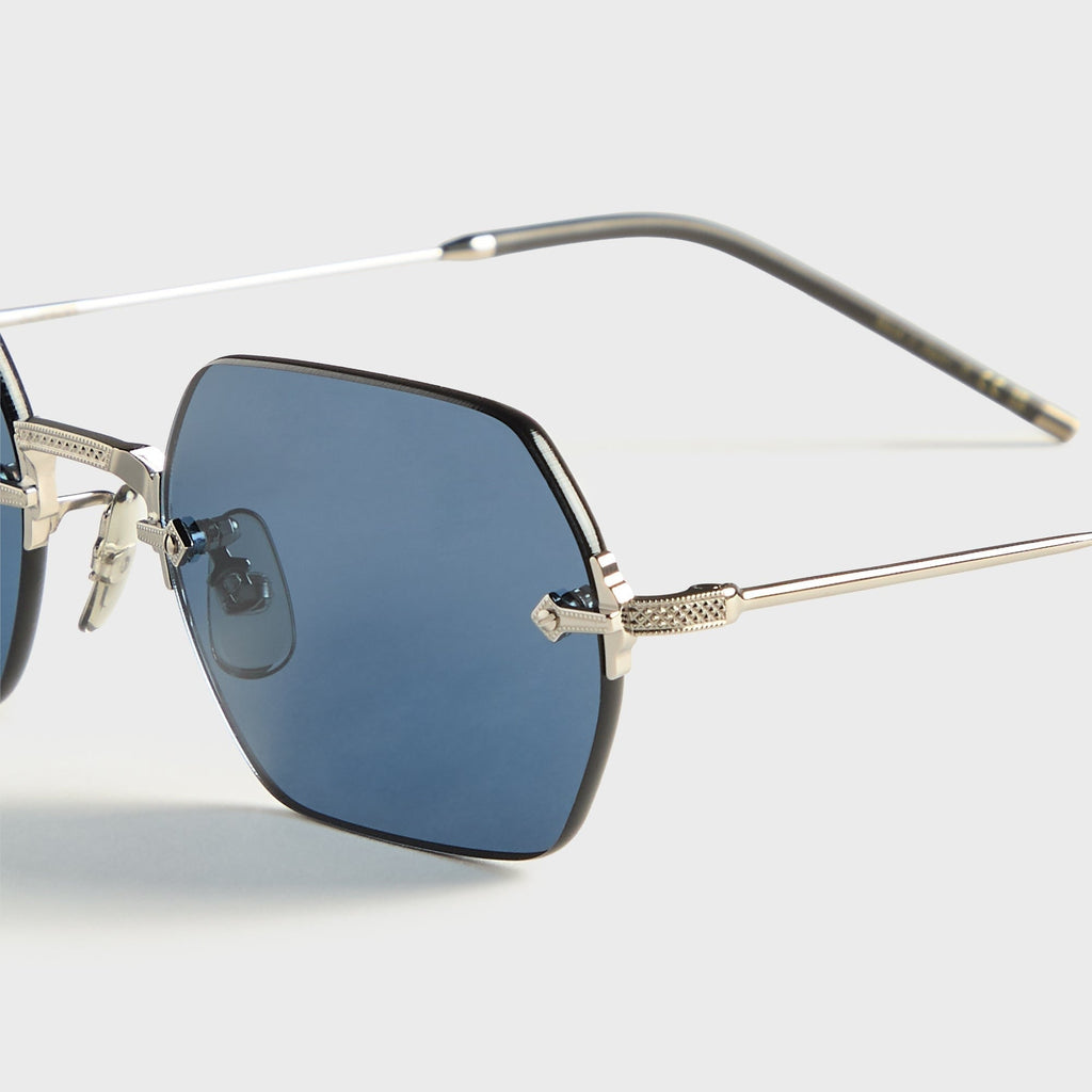 Oliver Peoples TK-13 Sunglasses - Silver / Blue